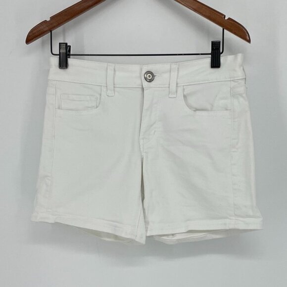 American Eagle AEO  Twill stretchy white shorts - Picture 12 of 12